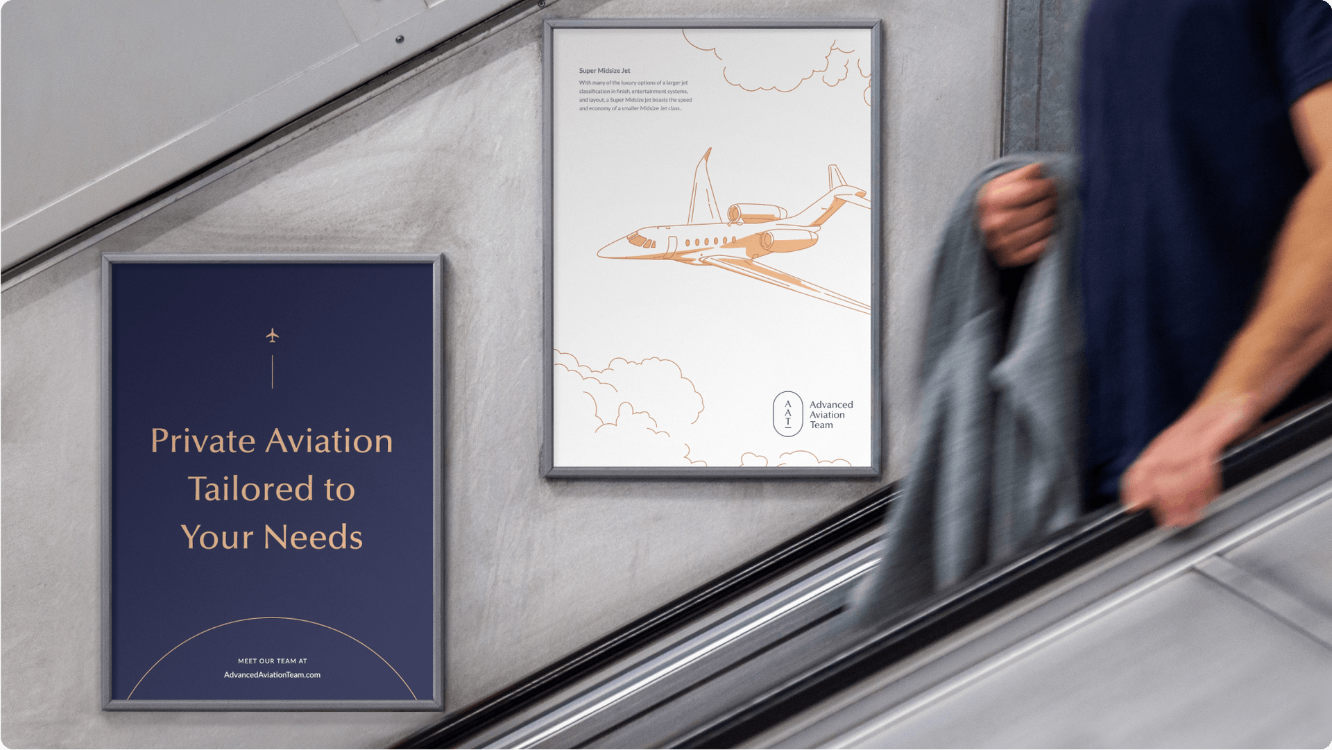 A brand refresh & digital experience to reflect presidential service and expertise in private aviation