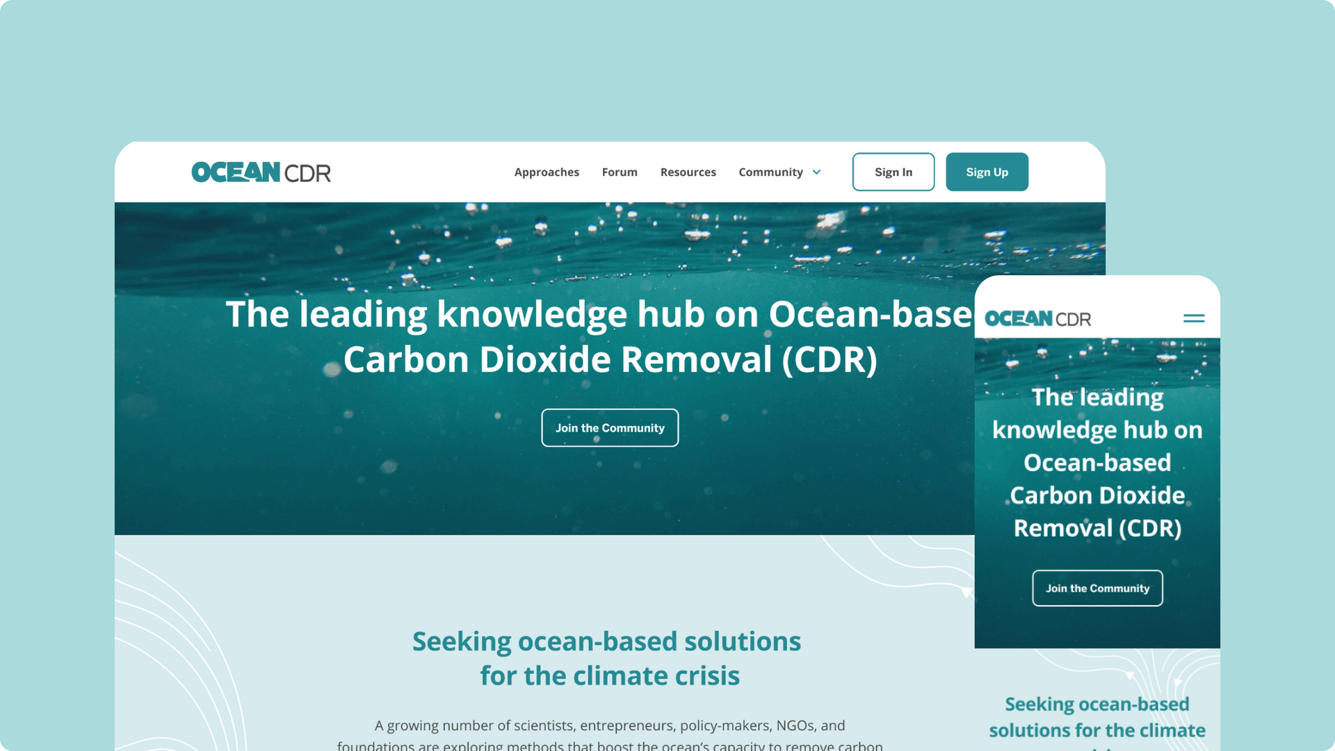Creating a trusted digital community to advance groundbreaking ocean carbon research